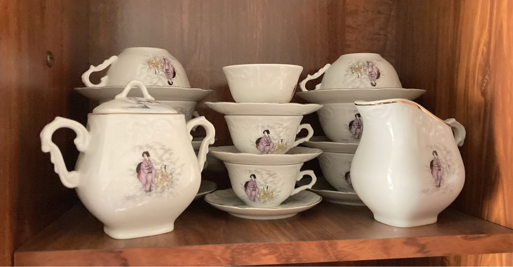 Conjunto vistamalegre 1924 64 peças