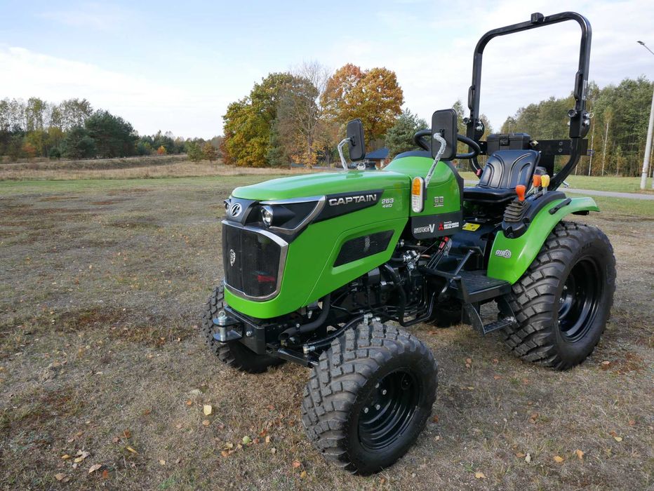 Traktorek CAPTAIN 263 Mitsubishi 3 cylindry 4wd Traktor Homologacja PL