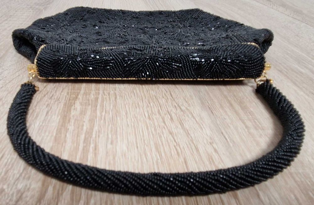 Pochete Bolsa Missangas Vintage de Cerimónia