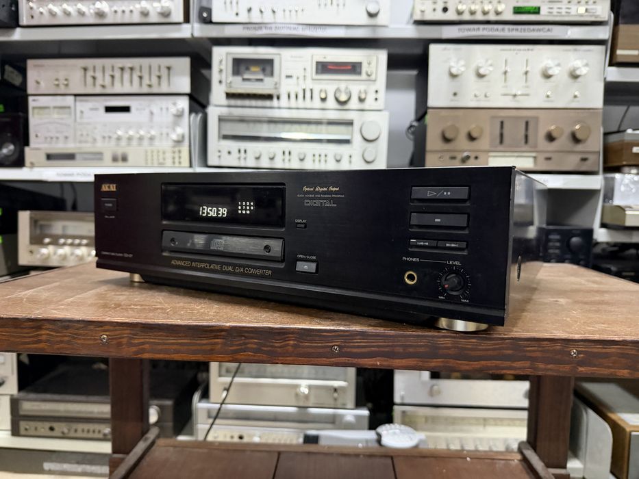 ‼️ Akai CD-37 – Odtwarzacz CD Hi-Fi z Przetwornikiem 1-Bit DAC i Wyjściem Cyfrowym | Audio Room