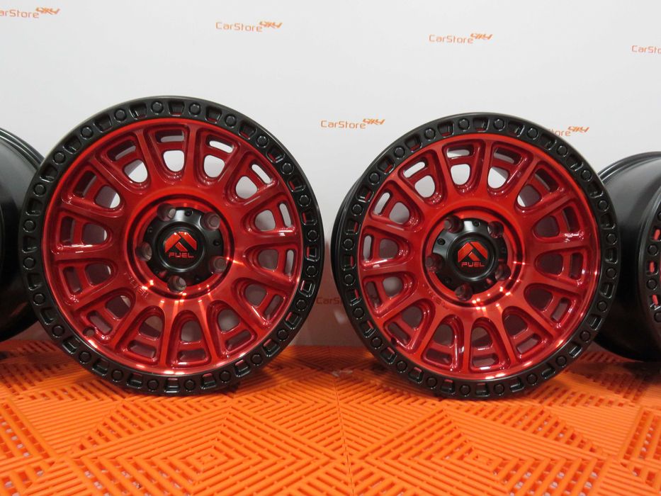 Jantes Fuel Cycle 17 x 8.5 et +30 5x127 Candy Red C Look Beadlock