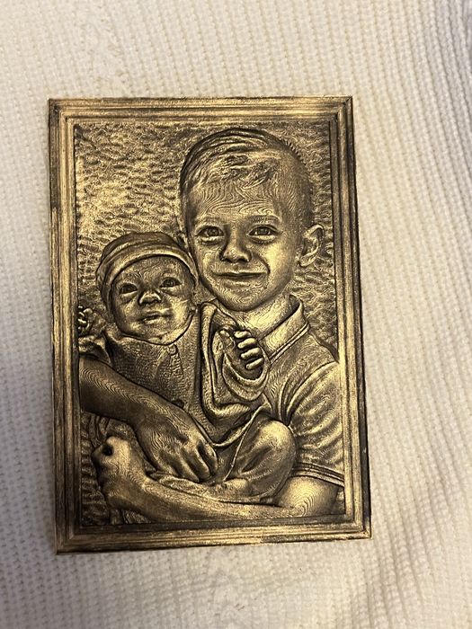 Quadro foto com relevo