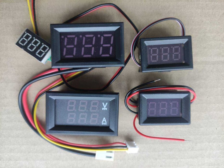 Вольтметр 0В- 3.2В до 30В двух/трёх проводный цифровой вольт-амперметр