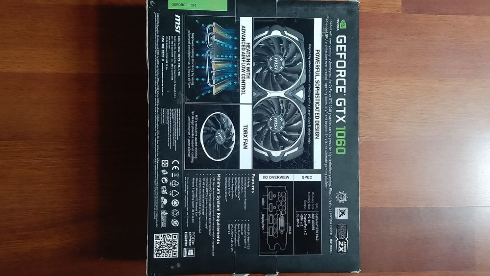 Продам MSI 1060 3gb 2000 грн