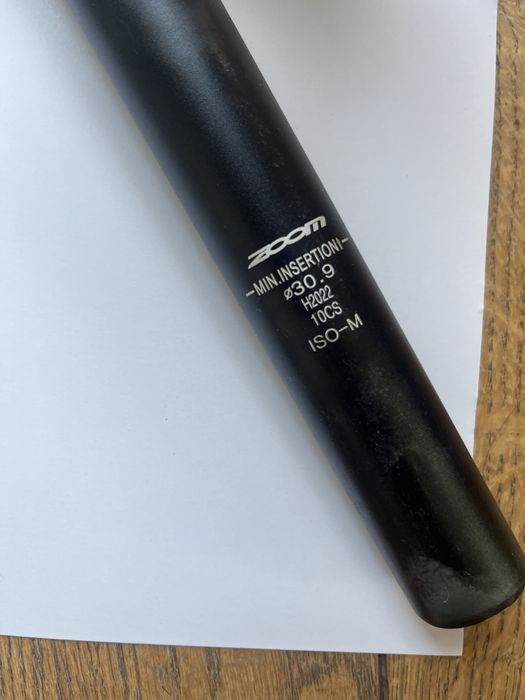 Sztyca rowerowa pod siodełko ZOOM 30.9mm x35cm