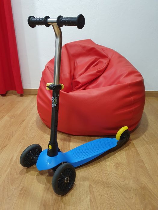 Trotinete Criança 3 Rodas Azul