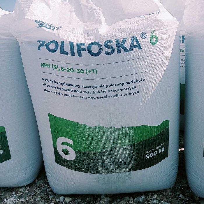 Polifoska 6, 6-20-30, bb 2660 brutto za tonę