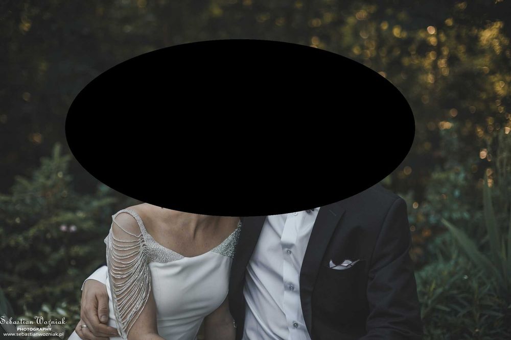Suknia ślubna 34 36 S glamour, dekolt łódka, kryształki