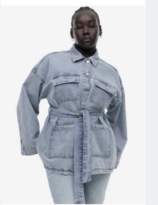 Джинсова юбка, куитка H&M, великий розмір!