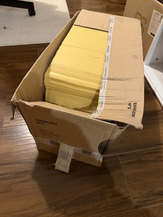 82 Envelopes almofadados bolha de ar para envio