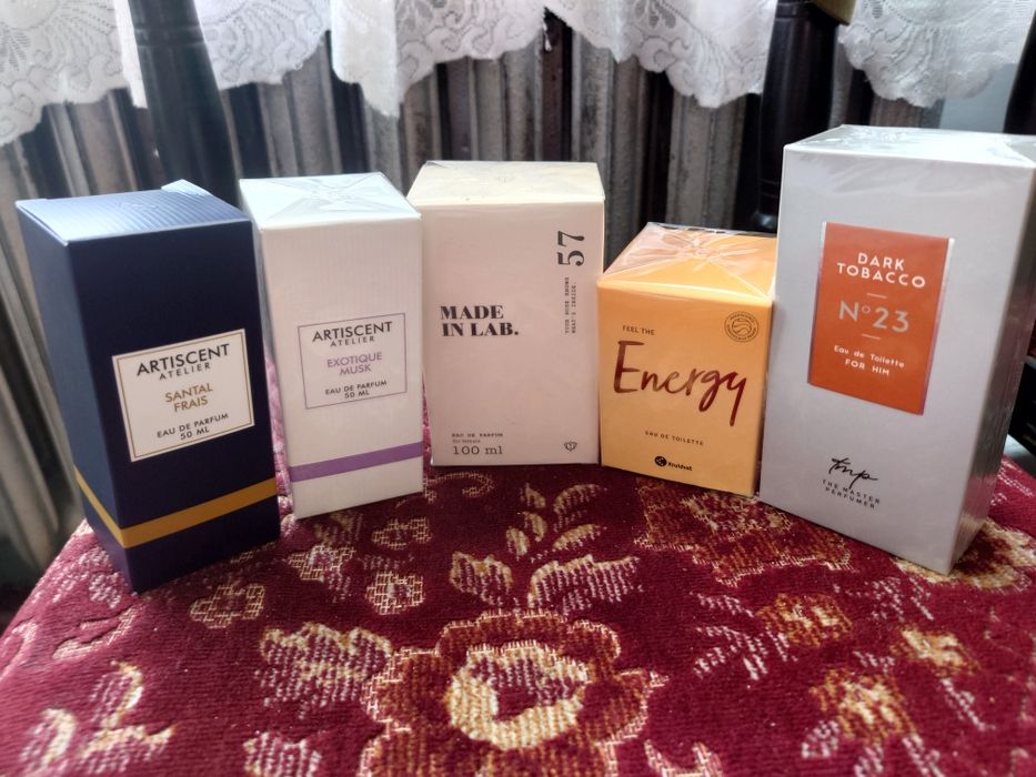 Perfumy Zestaw 5 sztuk