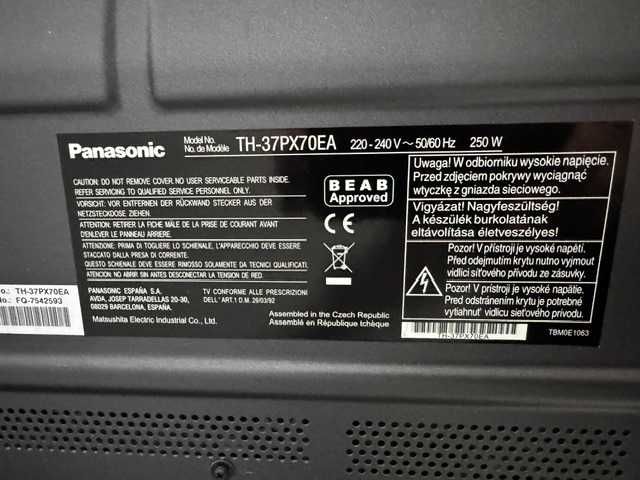 Telewizor Panasonic VieraTH-37PX70EA Plasma