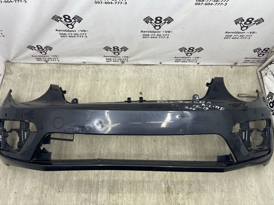 Бампер передній Volkswagen Beetle R-Line 2015-2019 5C5807221P голий бампер чорний бітл жук р лайн l143