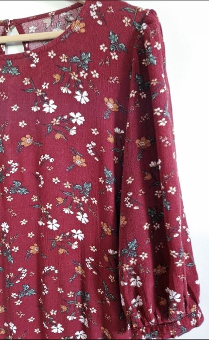Śliczna "boho"  sukienka z falbaną