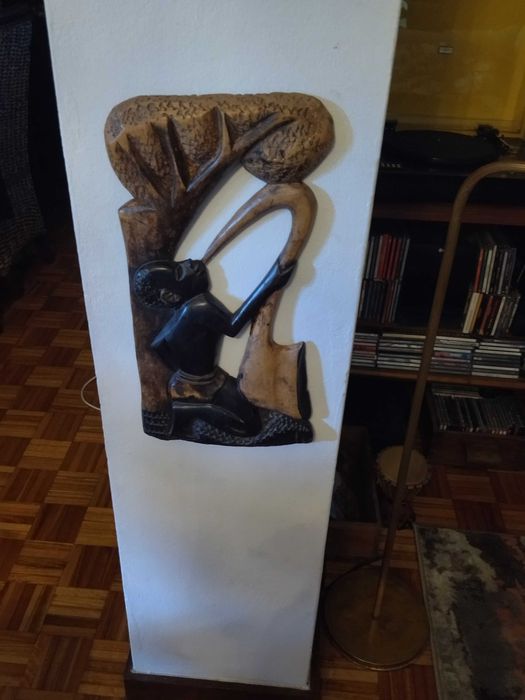 Arte Africana, talha em madeira
