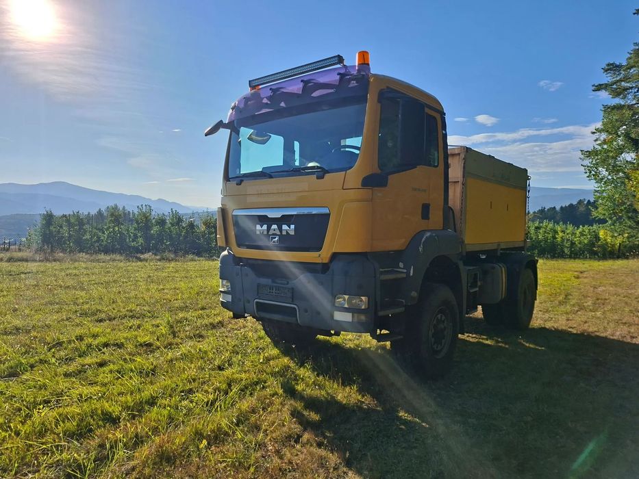 Man TGS  18.440 4x4 Ciągnik Rolniczy unimog hydraulika pług piaskarka zima w Po