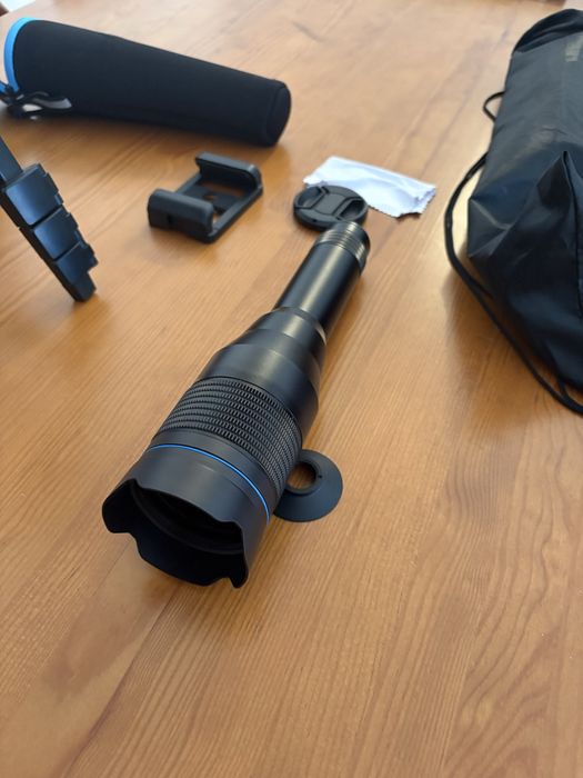 Lente objetiva 60X para telemóvel