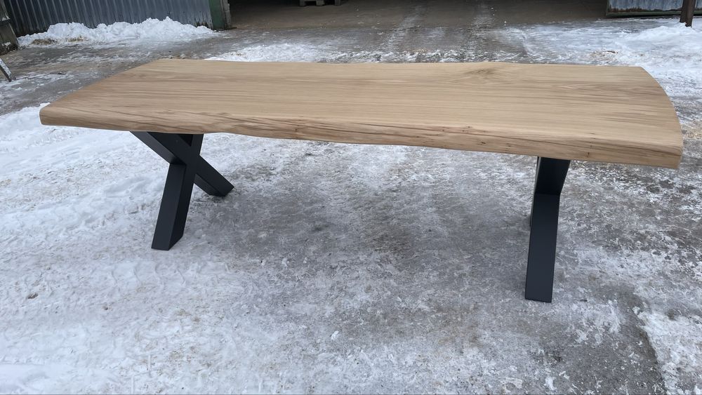 Stół dębowy, monolit 250x96 cm
