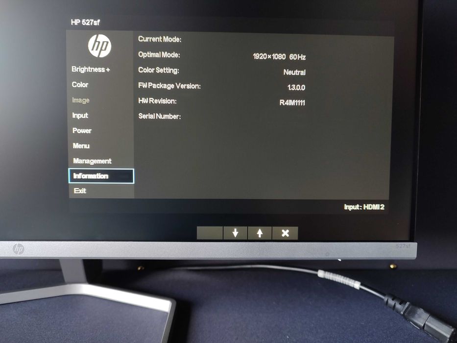 Monitor LED HP 527sf