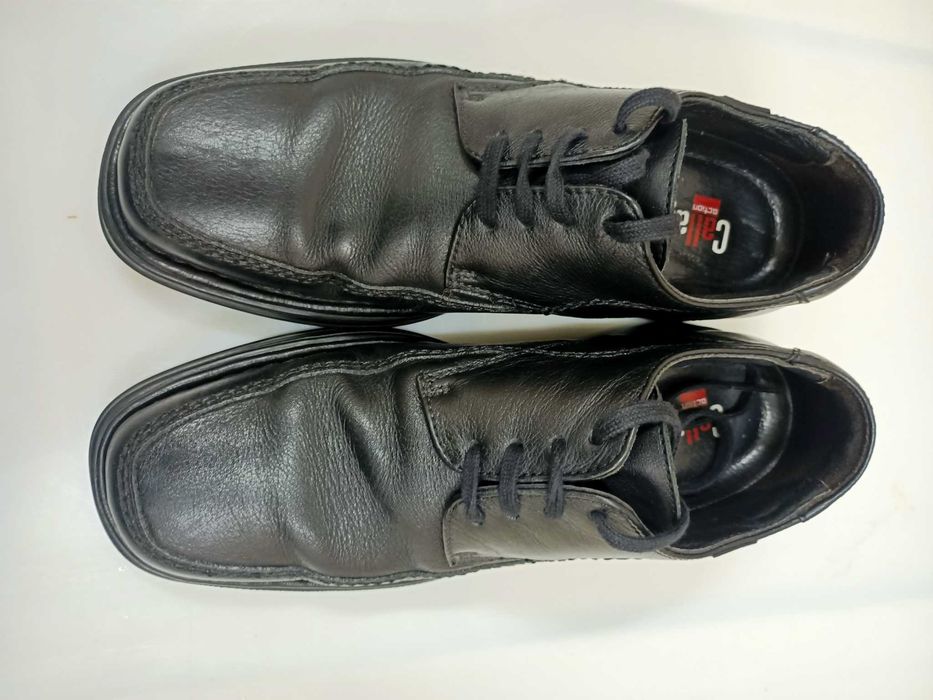 Callaghan Action Czarne Męskie Codzienne Buty Skórzene Rozm.40
