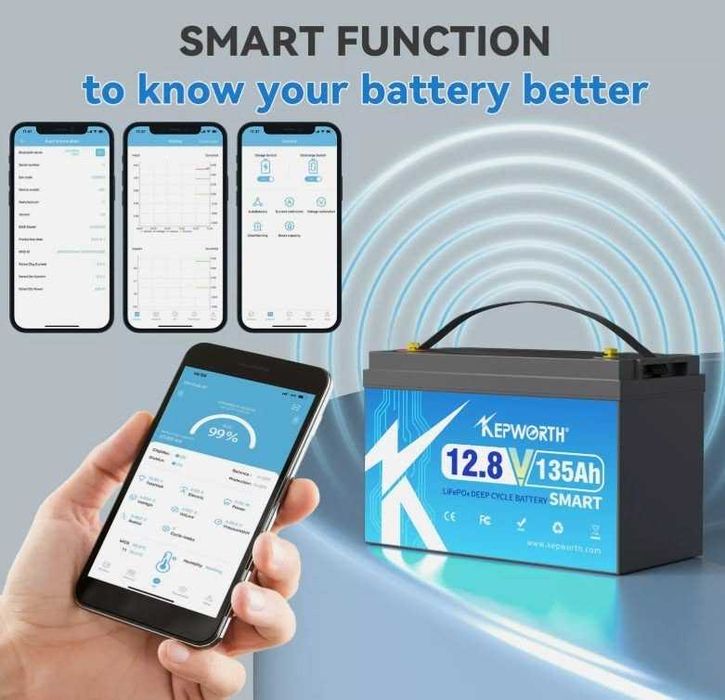 Bateria litio LifePO4 12AH a 280AH 12/24/36/48V BMS, Solar, Bluetooth