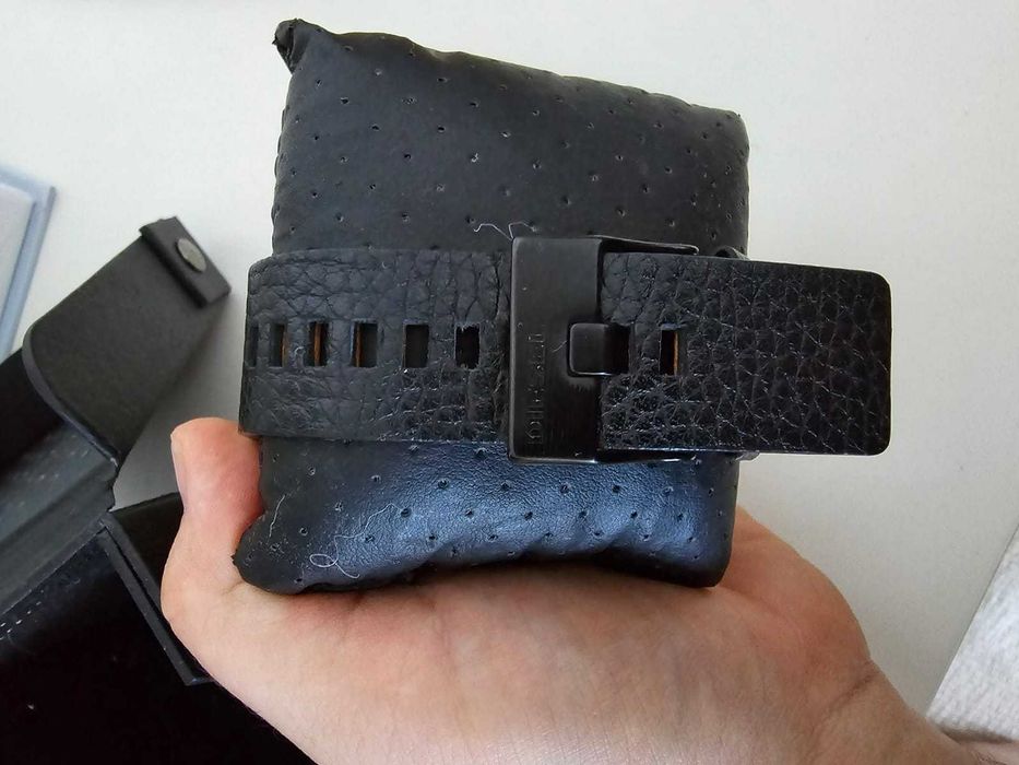 Zegarek Diesel brave duży all black gold czarny złoty elegencki