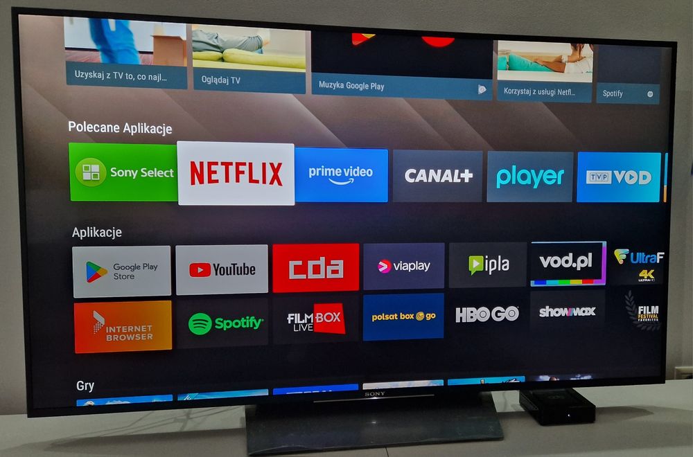 Telewizor Sony KD-55XD8505 55"Cali HDR Android 4K 800Hz WiFi DVB-T/C/S