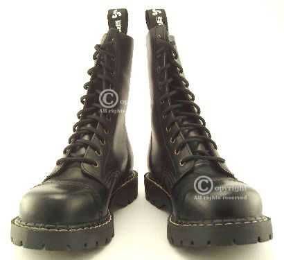 10 dziurowe glany Busta Grip czarne roz. 37