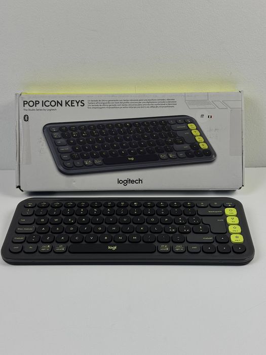 Бездротова клавіатура Logitech Pop Icon Keys Graphite (‎920-013065)