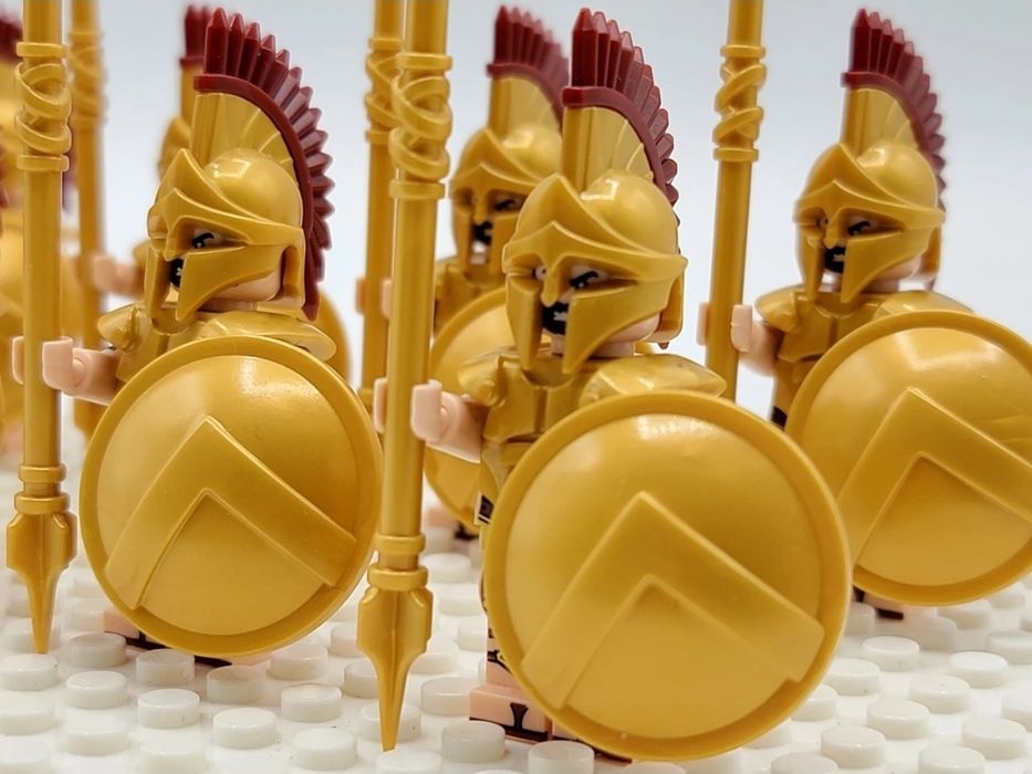 Klocki figurki Spartanie kompatybilne z Lego Spartanie sparta