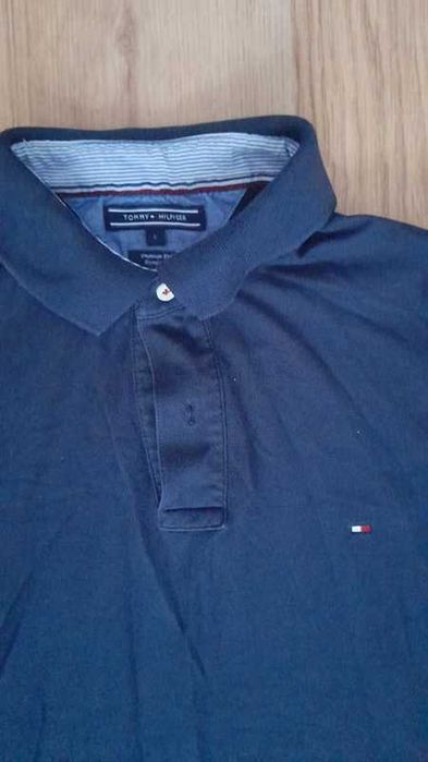 Granatowe Polo Tommy Hilfiger rozmiar L