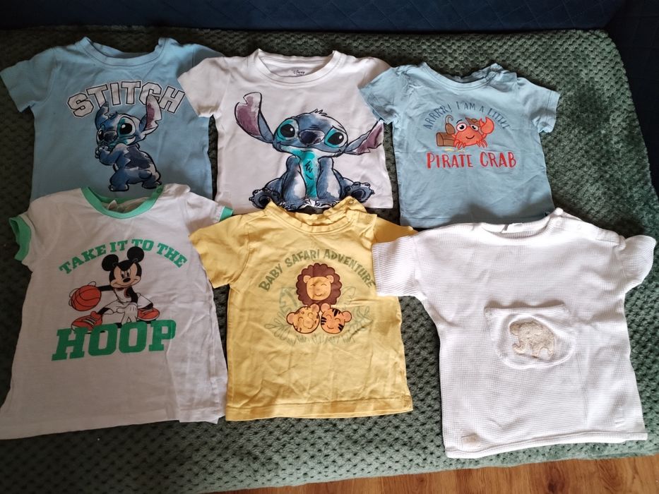 Bluzki krótki rękaw  dla chłopczyka