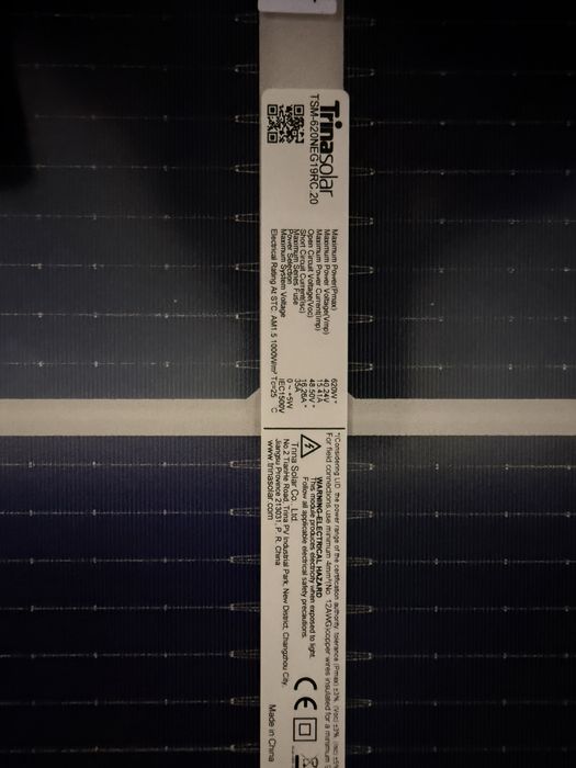 Сонячні панелі двосторонні  Trina Solar TSM-NEG19RC.20 620 Вт Vertex N