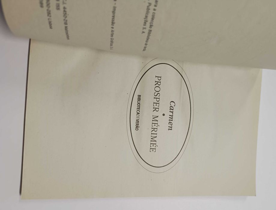 Carmen, de Prosper Mérimée