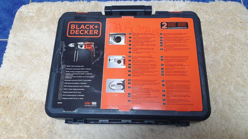 Wiertarka Black&Decker KR911 910W udarowa