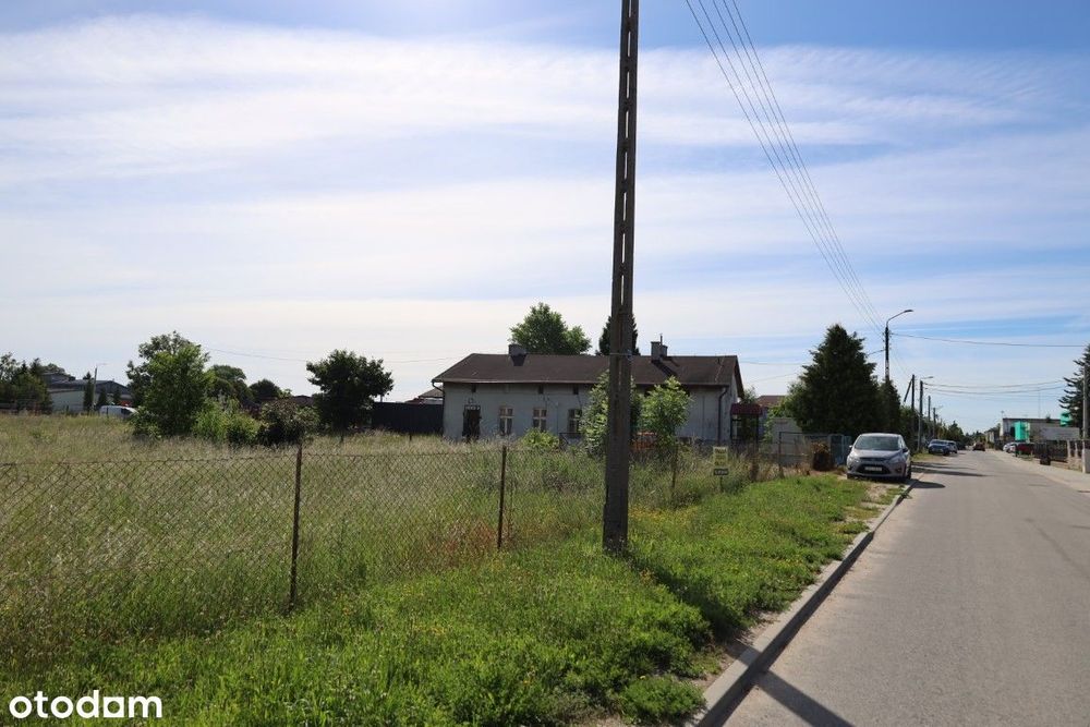 Działka budowlano-usługowa 2397 m² – centrum Liniewa