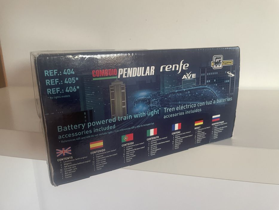 Comboio pendular renfe talgo - com luz