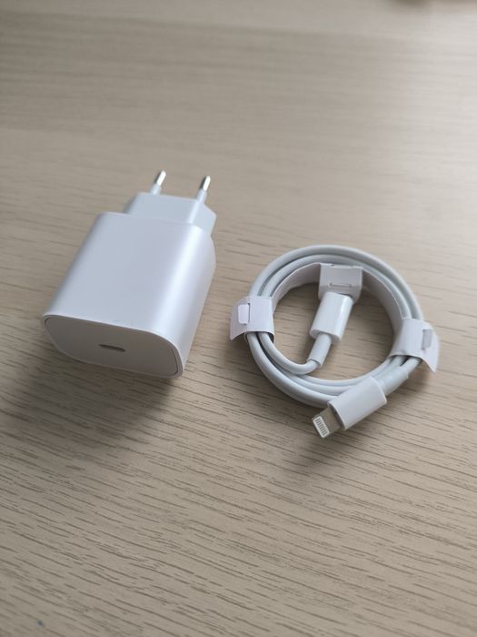 NOWY ZESTAW Ładowarka 20W do telefonu + kabel Lightning