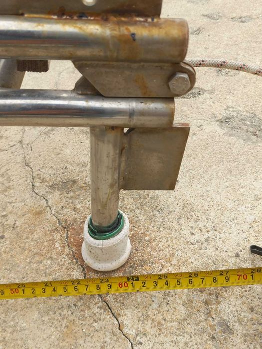 Escada dobrável inox