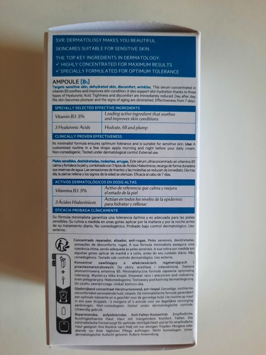Svr serum hidratação  rosto