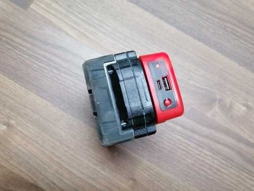 Adapter Przejściówka do Baterii MILWAUKEE M18 Tworzy Powerbank z USB