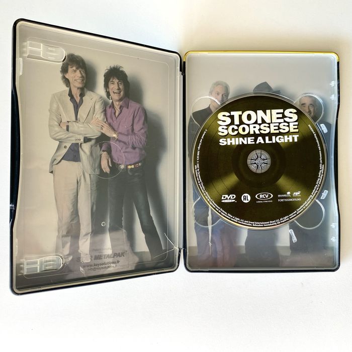 Dvd-Vídeo Stones Scorsese- Shine a Light-Limited Edition Metalpack