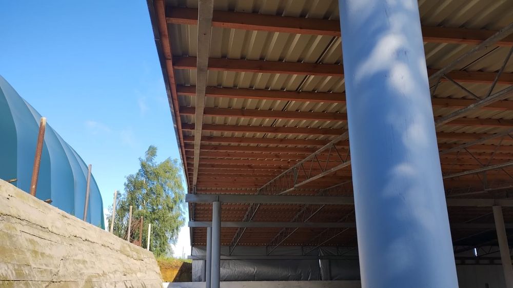 Konstrukcja ocynkowana bindry kratownice 6.3m