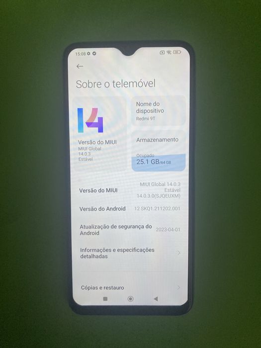 Redmi 9T 64gb azul