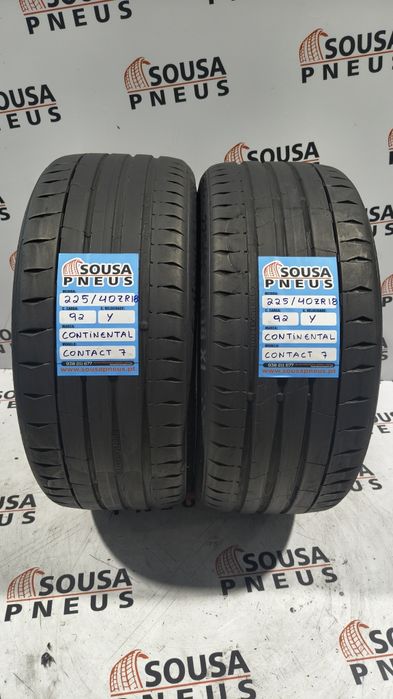 2 pneus semi novos 225-40R18 Continental - Oferta dos Portes