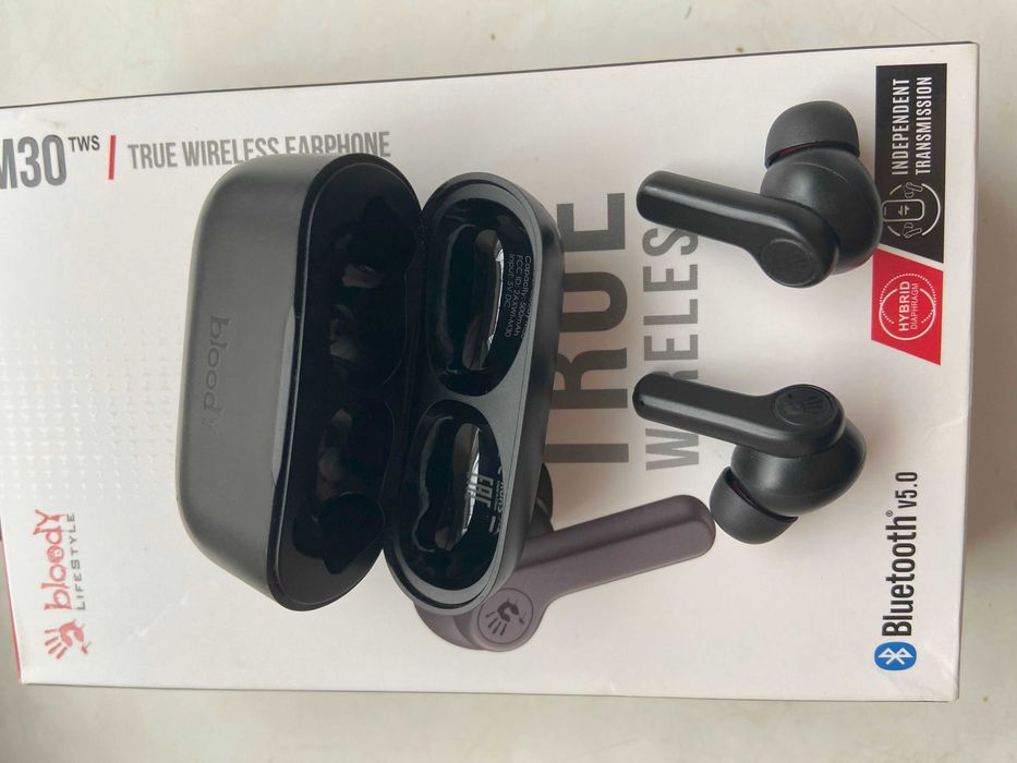 Беспроводные наушники Bloody M30 Black Red