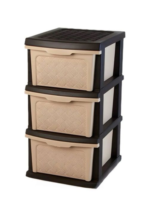 Комод пластиковий на  3 яруси