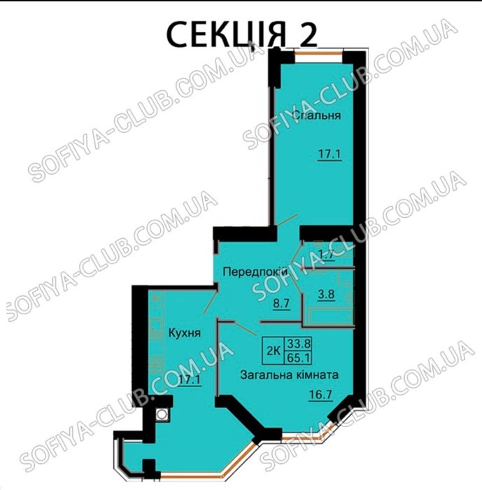 Продаж ‼️ 2к  ЖК Софія Клубний РОЗТЕРМІНУВАННЯ