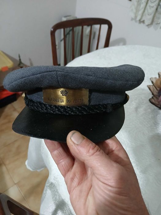 MILITAR-chapéu dos pupilos do exercito +chapéu alfandega do porto