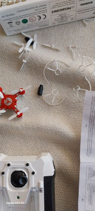 Dron że zdięcia uszkodzony